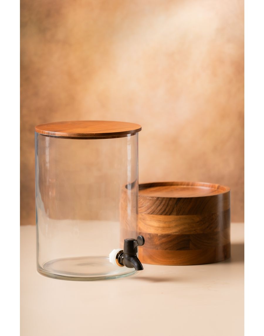 Sg Home Wooden Elegance Drink Dispenser