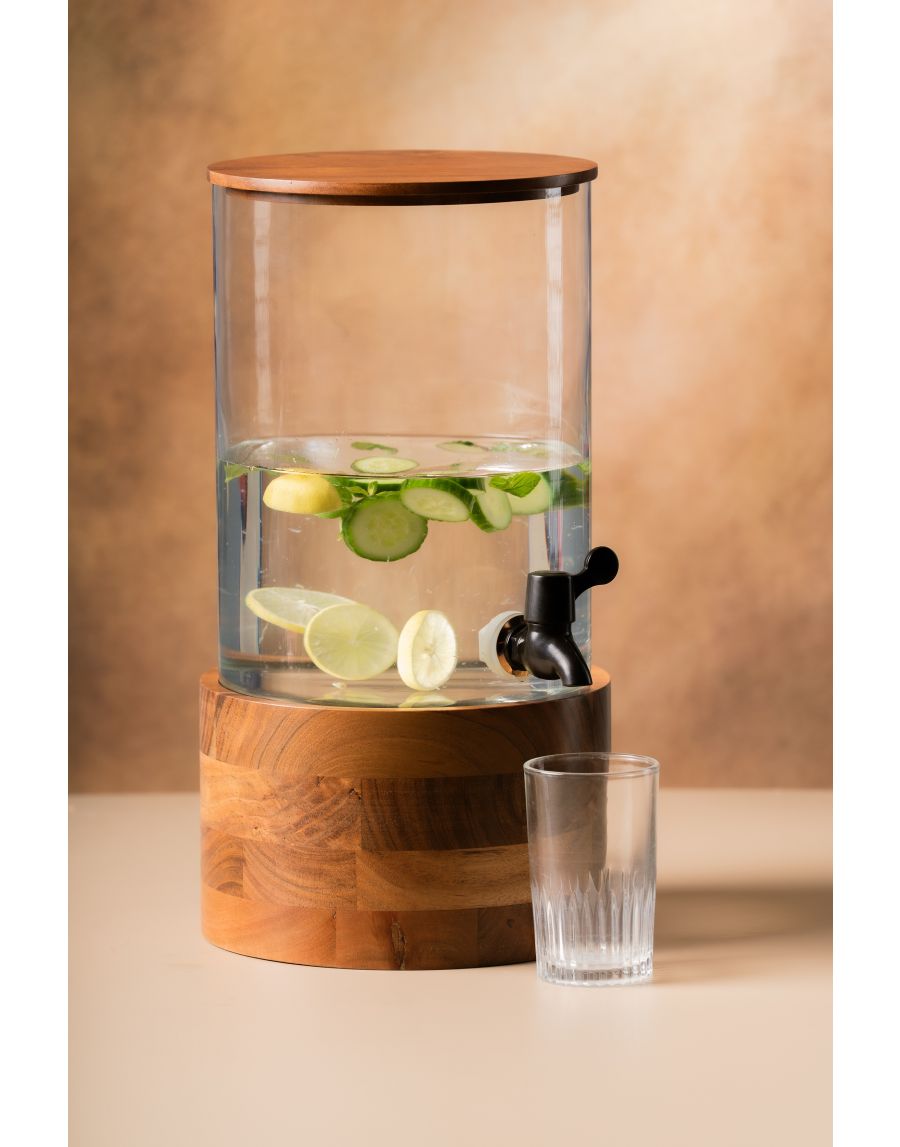 Sg Home Wooden Elegance Drink Dispenser