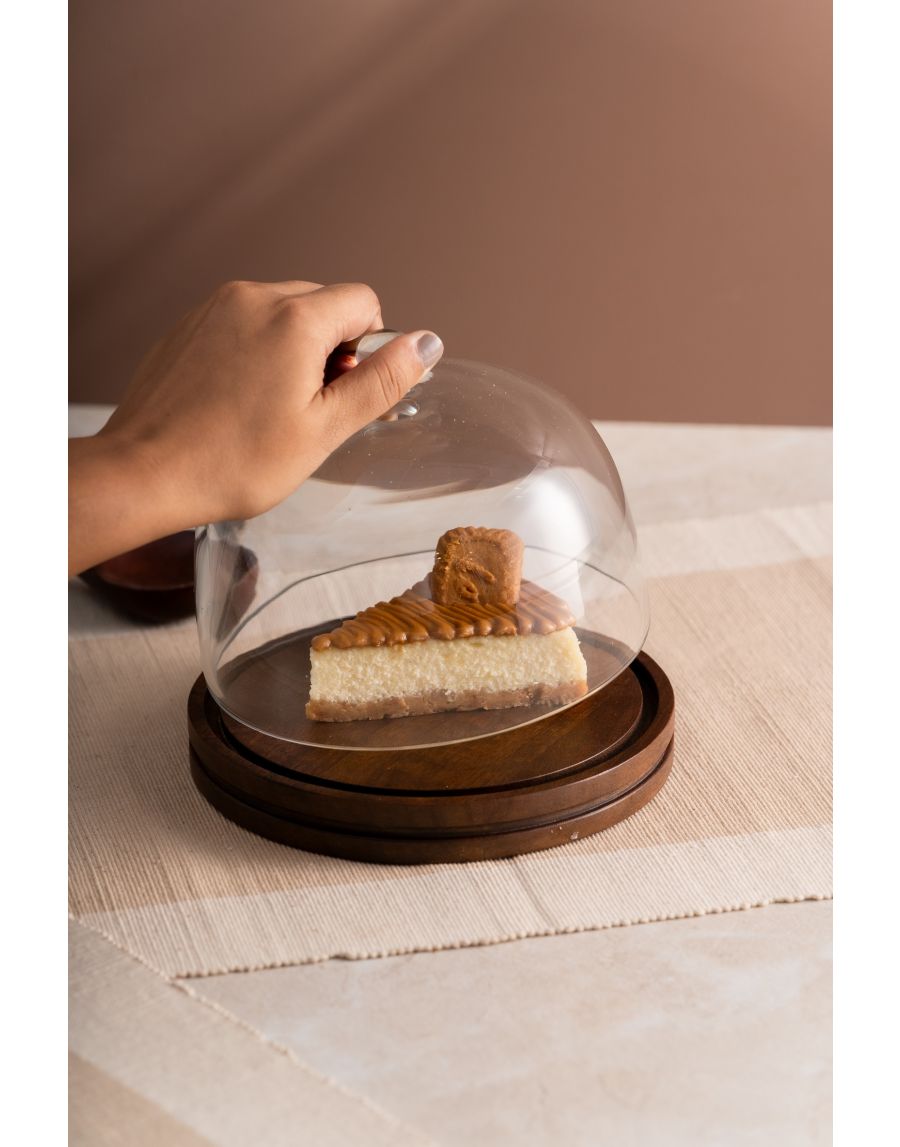 Sg Home Wooden Flat Cake Stand