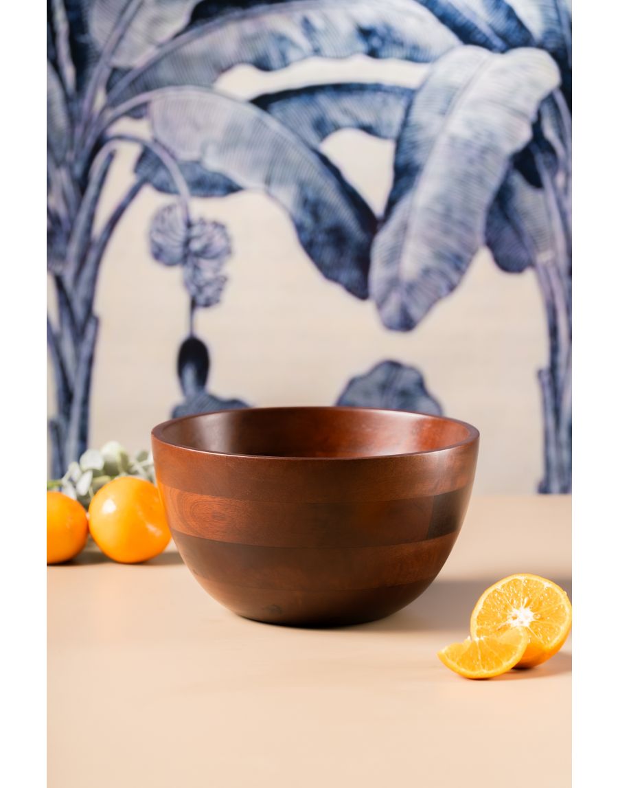 Sg Home Wooden Fruit Bowl Large