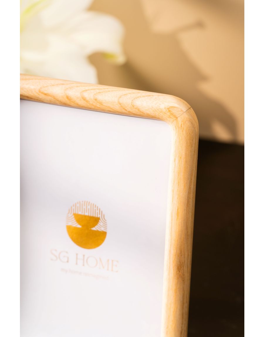 Sg Home Wooden Wave Photo Frame (M)