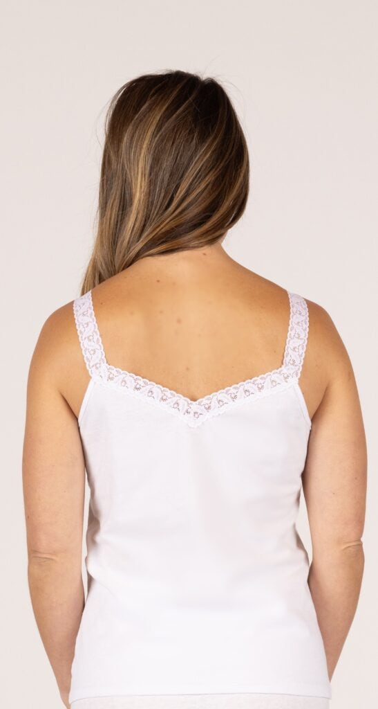Shadowline Dixie Belle® 100% Cotton Camisole With Lace Trim