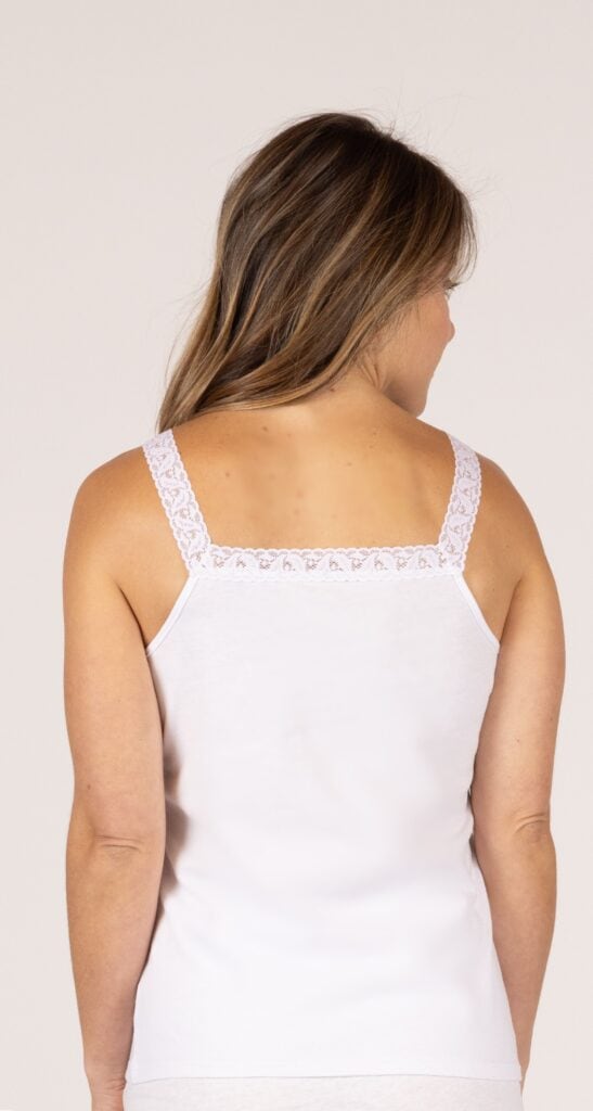 Shadowline Dixie Belle® 100% Cotton Camisole With Lace Trim