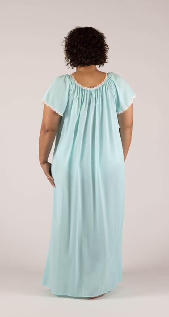Shadowline Shadowline® Cameo Flutter Sleeve Long Nightgown
