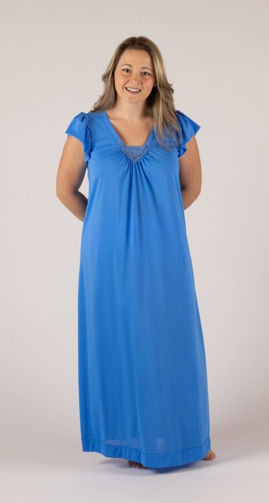 shadowline Shadowline® Cherish Cap Sleeve Long Nightgown