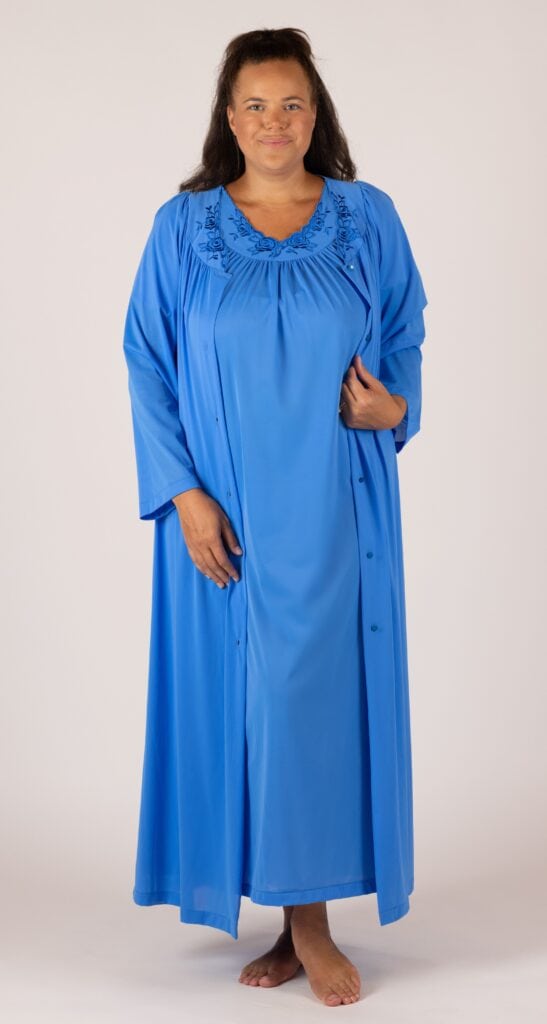 Shadowline Shadowline® Petals Flutter Sleeve Long Nightgown