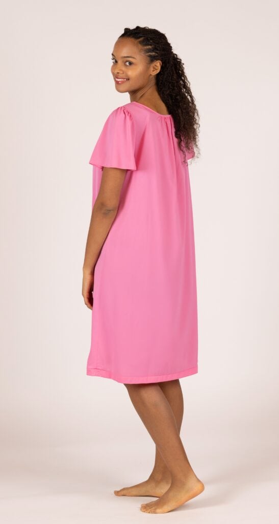 Shadowline Shadowline® Petals Flutter Sleeve Short Nightgown & Robe Set