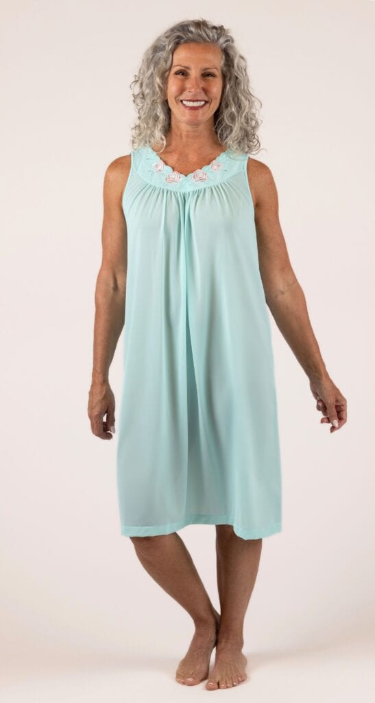 shadowline Shadowline® Petals Sleeveless Short Nightgown