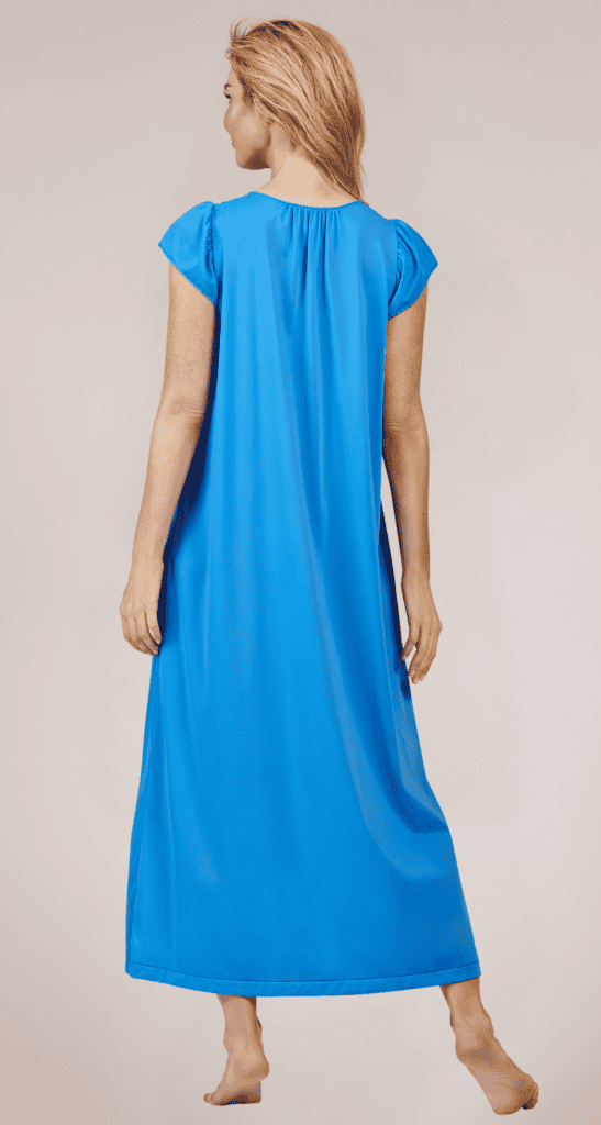 Shadowline Shadowline® Rosebud Cap Sleeve Long Nightgown