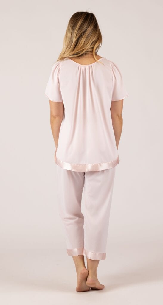 Shadowline Shadowline® Satin Touch Flutter Sleeve Pajama Set
