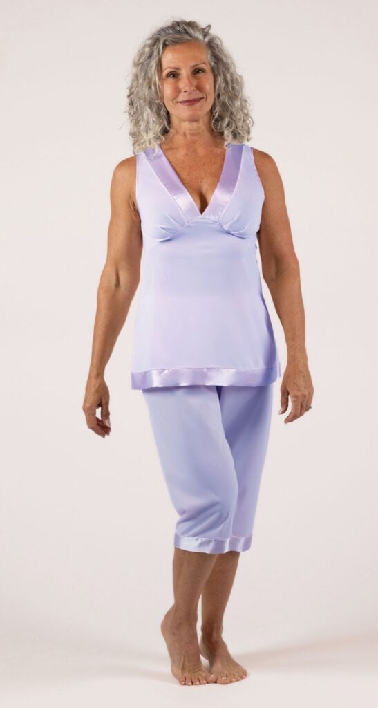 shadowline Shadowline® Satin Touch Sleeveless Pajama Set