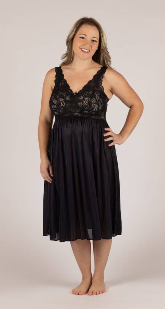 shadowline Shadowline® Silhouette Short Lace Bodice Nightgown
