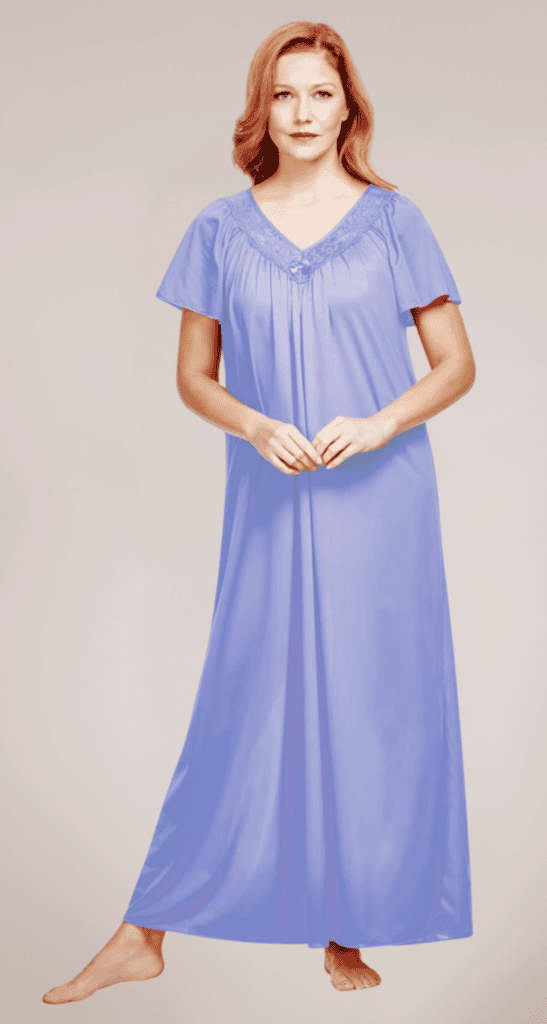 shadowline Shadowline® Twilight Long V-Neck Nightgown