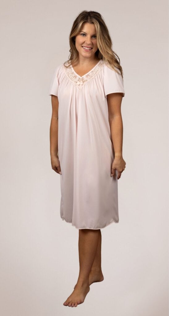 shadowline Shadowline® Twilight V-Neck Short Nightgown