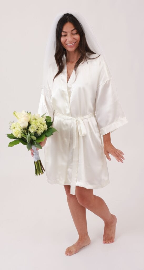 Shadowline Shadowline® Charming Satin Wrap Robe