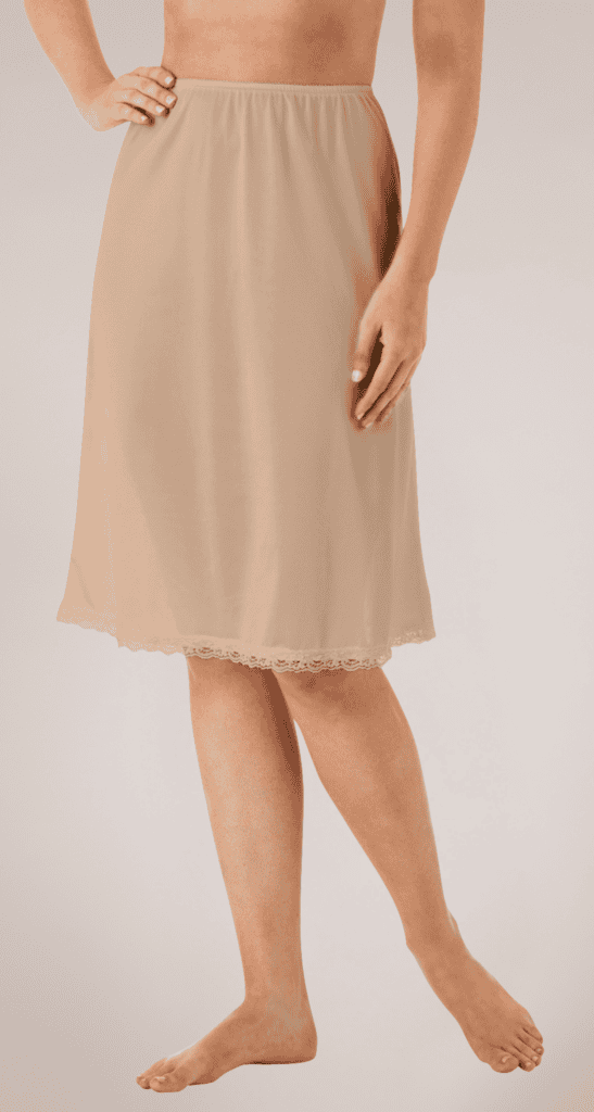 shadowline Velrose® 25″ Nylon Half Slip