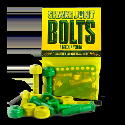 shake junt Bag O' Bolts 4 Green 4 Yellow Allen BOLTS