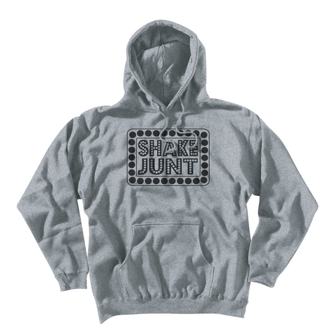 shake junt Greyscale Hoodie Heather Grey PULLOVER HOODIE