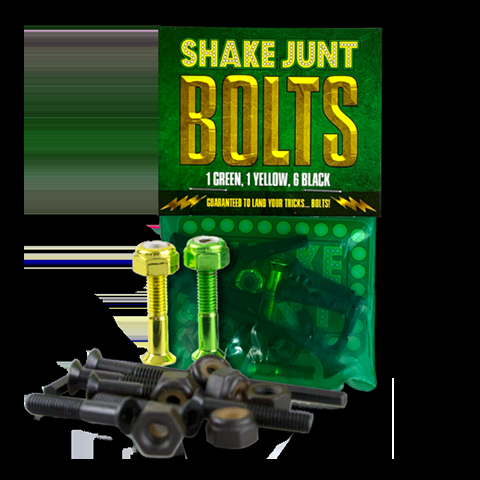 shake junt Bag O' Bolts 1 Green 1 Yellow Hardware