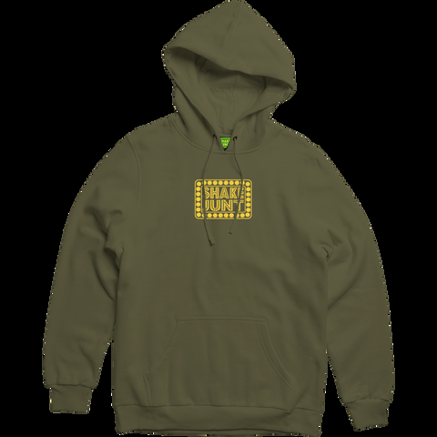 shake junt Box Logo Hoodie Army PULLOVER HOODIE