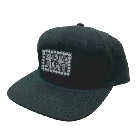 shake junt Greyscale Snapback Black SNAPBACKS