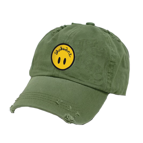 shake junt Unhappy Olive Dad Hat SNAPBACKS