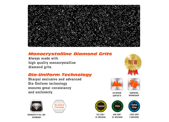 Sharpal Diamond Sharpening Stone Coarse / Fine / Extra-Fine
