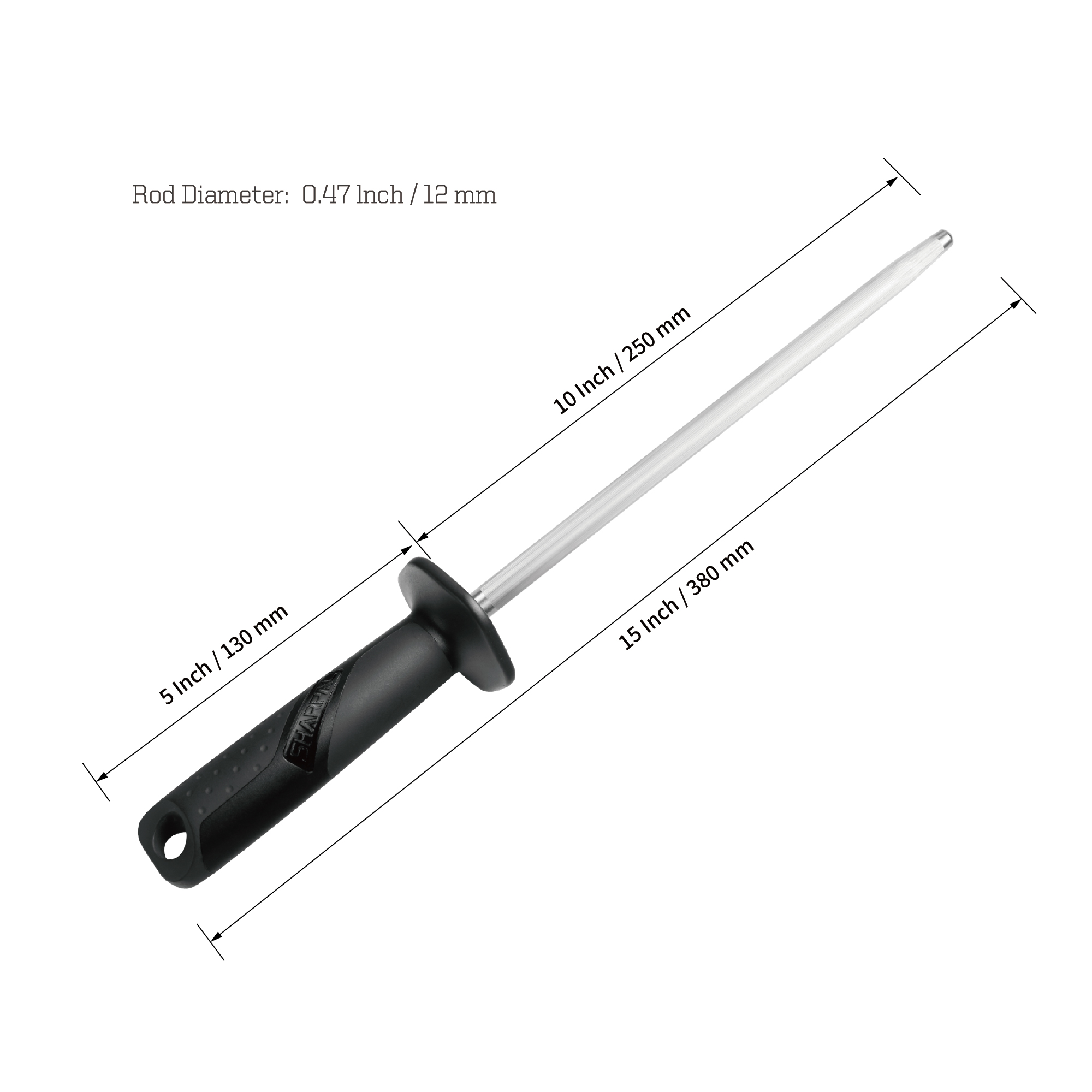 Sharpal 10 Inch Sharpening Steel