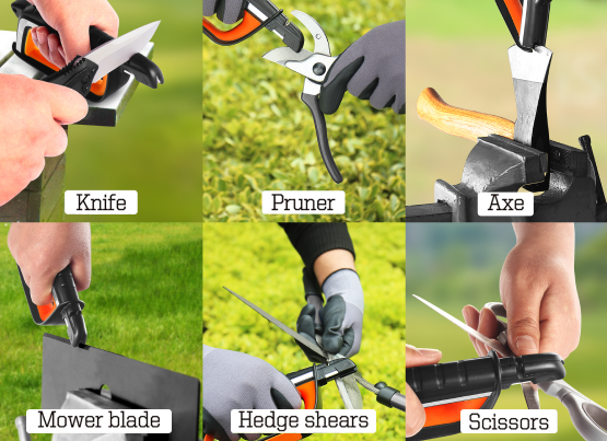 Sharpal All-In-1 Knife Pruner Axe & Tool Sharpener