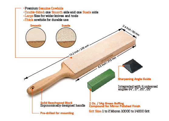 Sharpal SHARPAL 205H Double-Sided Leather Strop