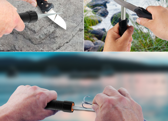 Sharpal TRANSFORMAN™ Diamond Round & Tapered Rod Sharpener