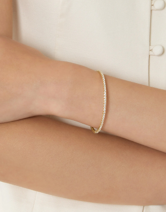 Shashi Bianca Flexi Bangle Bracelet