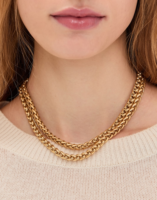 Shashi Double Olympia Necklace