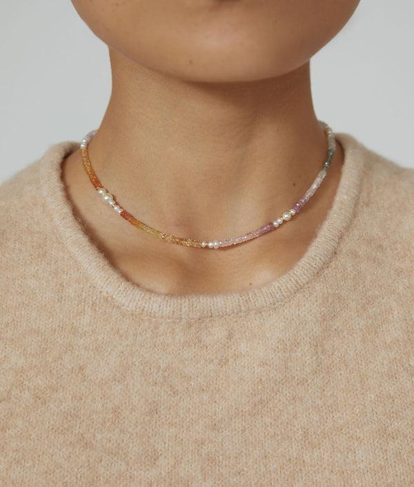 shashi Ella Gemstone Necklace