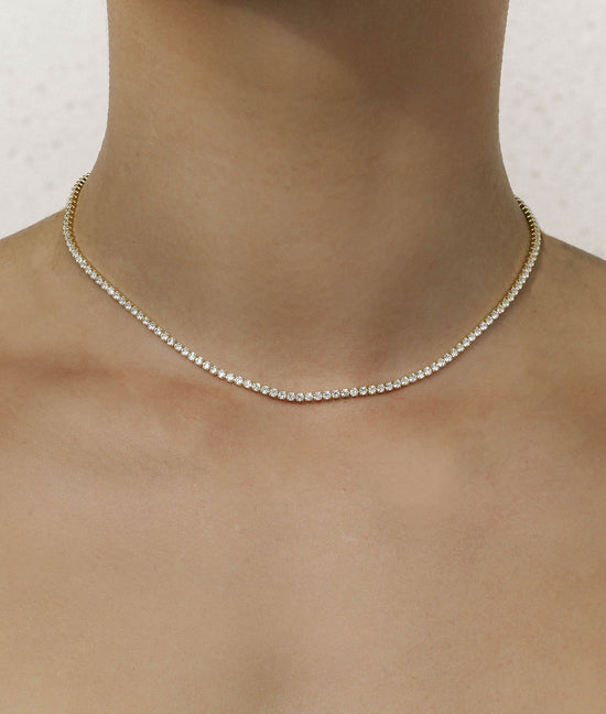 shashi Everyday Diamond Tennis Necklace