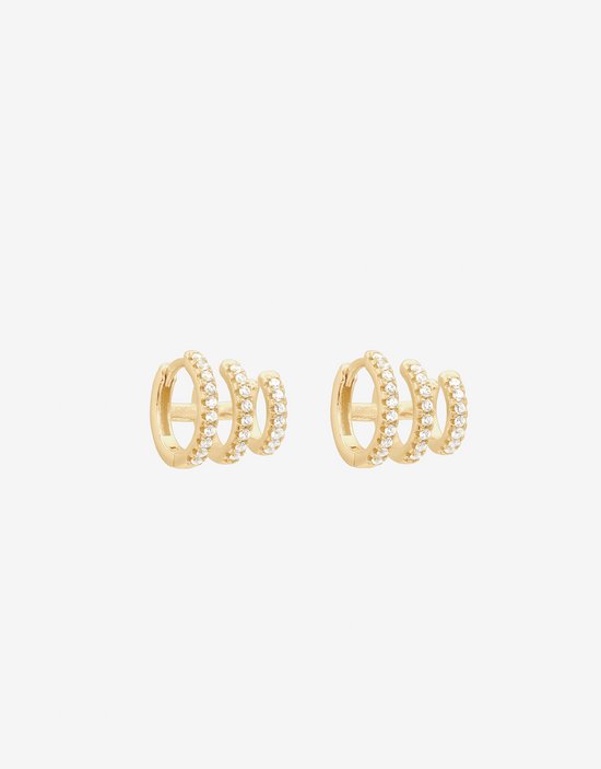 Shashi Katerina Triple Pave Hoop