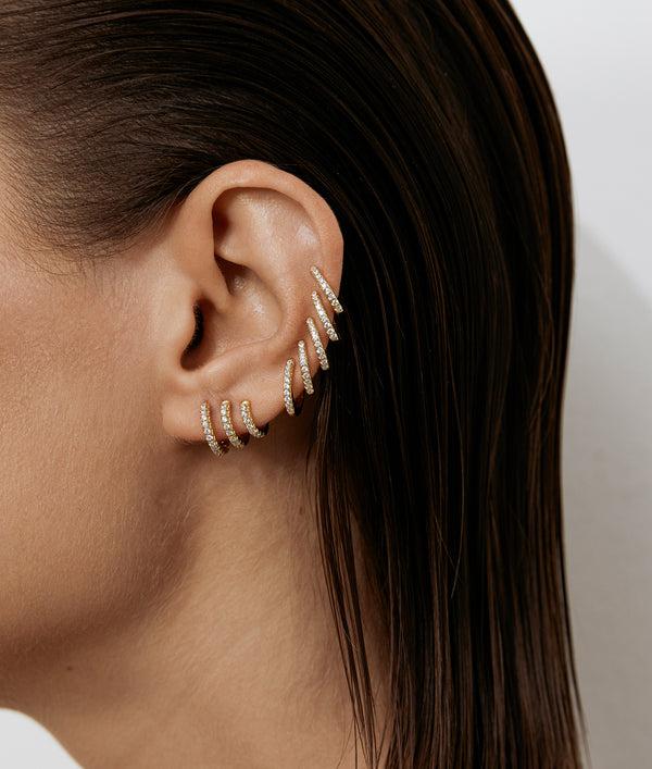 shashi Katerina Triple Pave Hoop