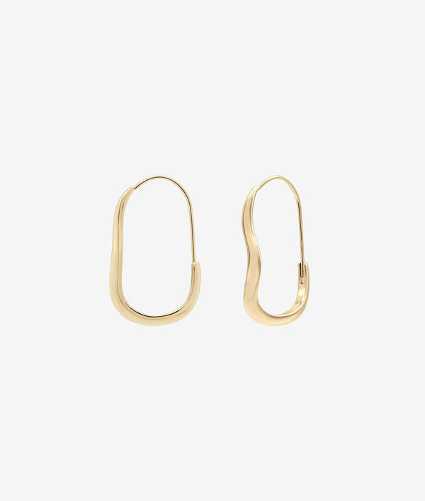 shashi Mia Wave Hoop Earring