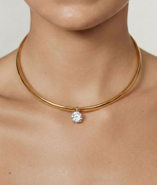 shashi Roux Cuff Necklace