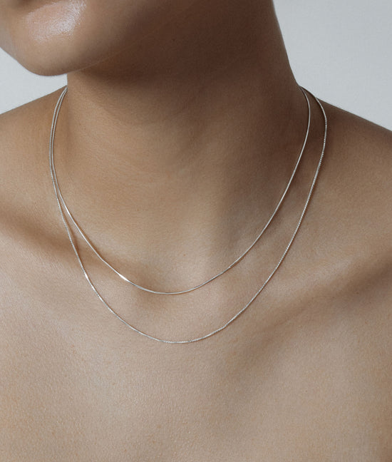 Shashi Silver Line Necklace