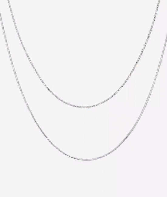Shashi Silver Line Necklace