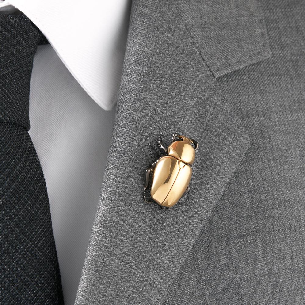 Shaun Leane Beetle Brooch - 18ct Yellow Gold & Titanium