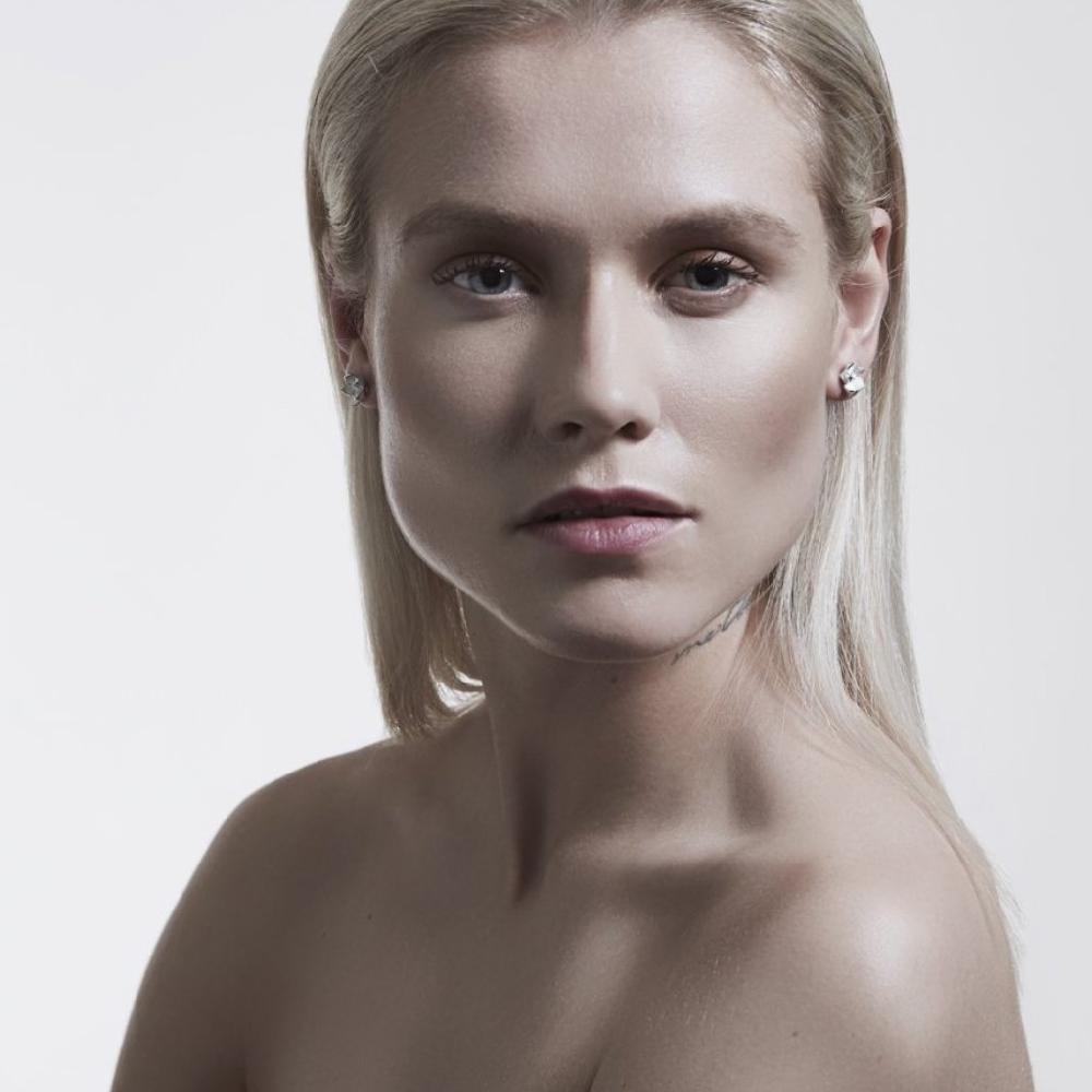 Shaun Leane Cherry Blossom Flower Earrings - Silver & Diamond