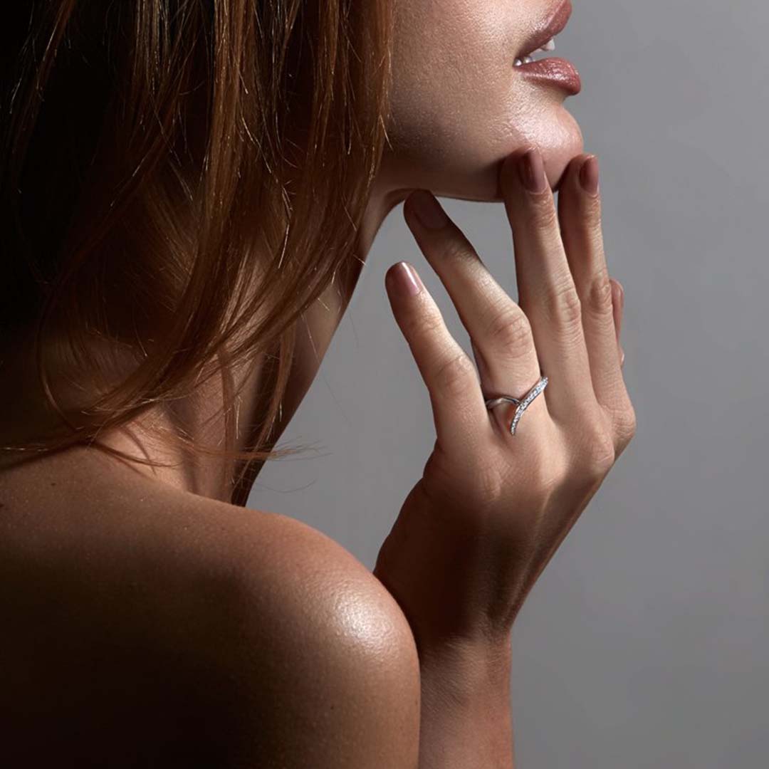 Shaun Leane Entwined Ardour35 Wedding Ring - Platinum & 0.15ct Diamond