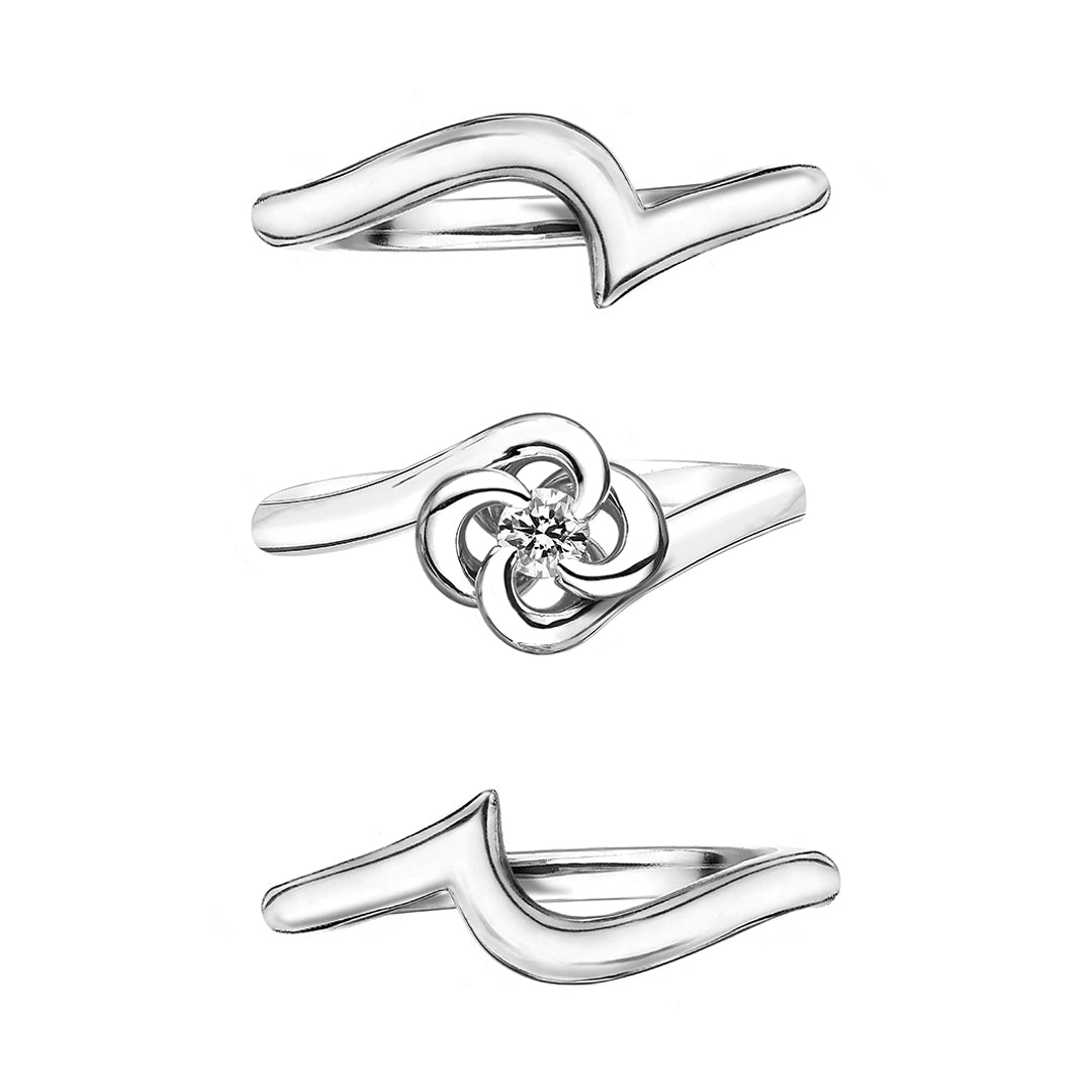 Shaun Leane Entwined Petal10 Wedding & Eternity Ring - 18ct White Gold