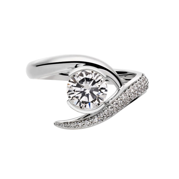 shaun leane Entwined Rapture100 Engagement Ring - Platinum & 1.16ct Diamond