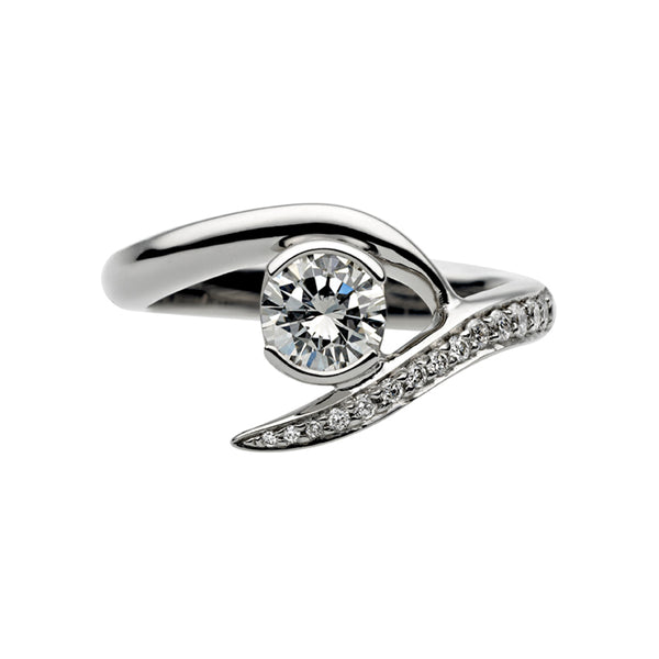 shaun leane Entwined Rapture35 Engagement Ring - Platinum & 0.48ct Diamond