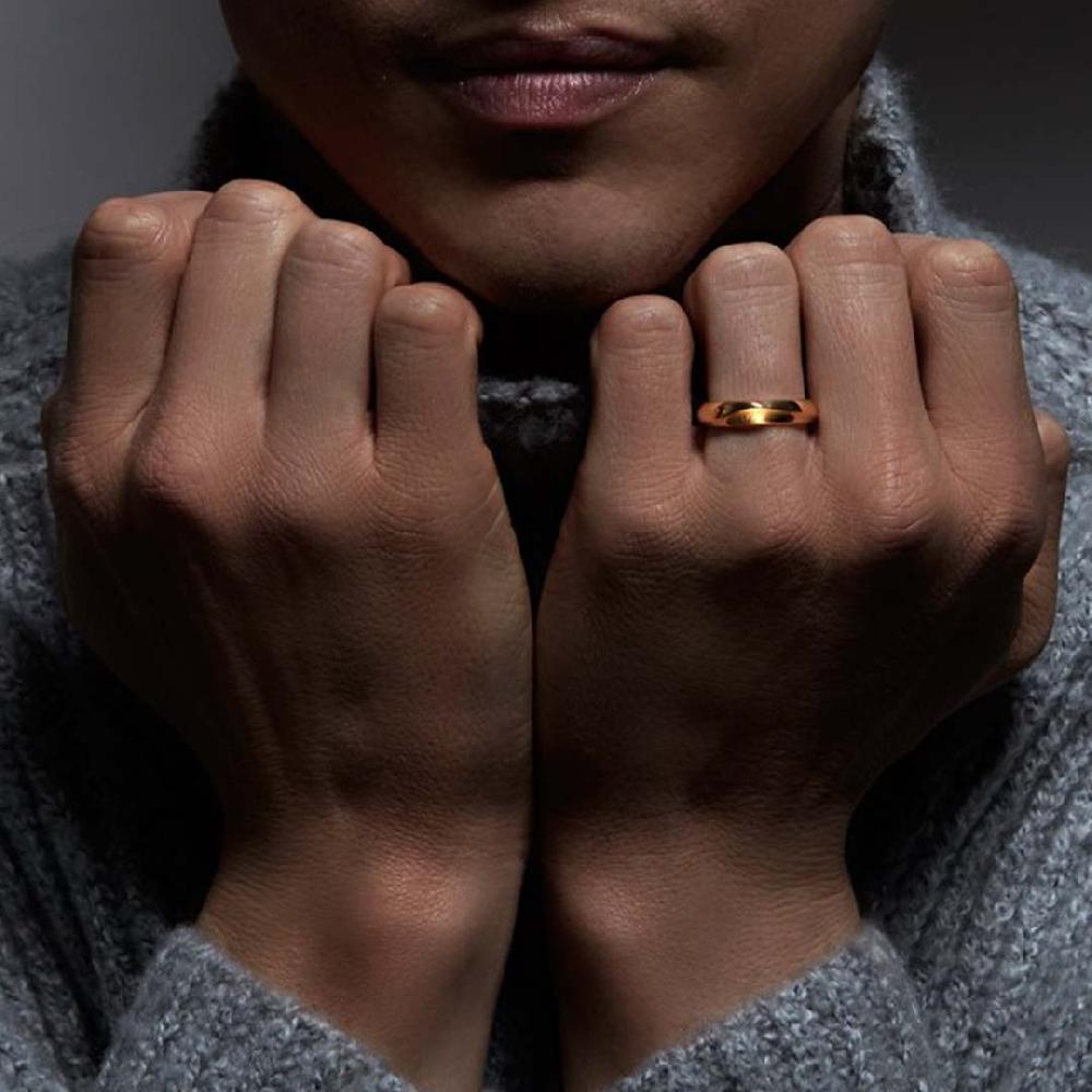 Shaun Leane Entwined Wide Vine Wedding Ring - 18ct Yellow Gold