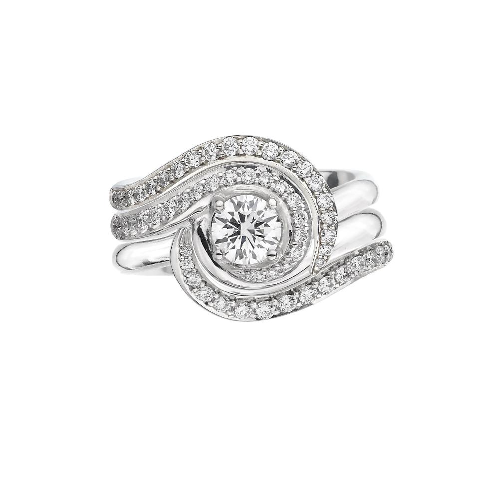 Shaun Leane Entwined50 Eternity Ring - 18ct White Gold & 0.35ct Diamond