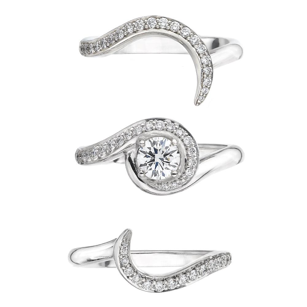 Shaun Leane Entwined50 Eternity Ring - 18ct White Gold & 0.35ct Diamond